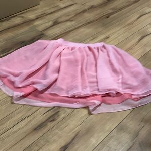 Gap kids pink frilly skirt (s 6-7)